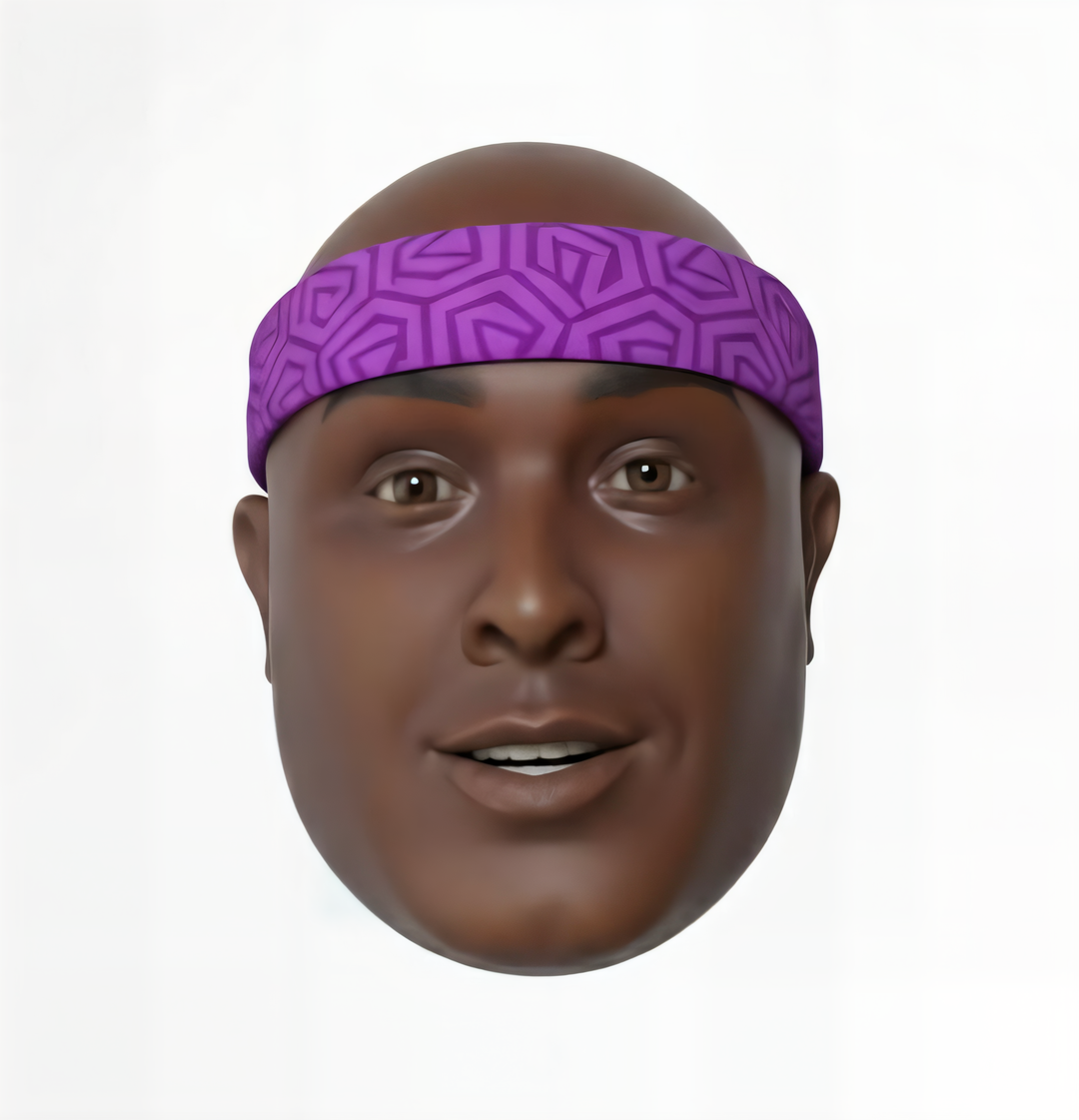 PURPLE W-AKI DOLL HEAD